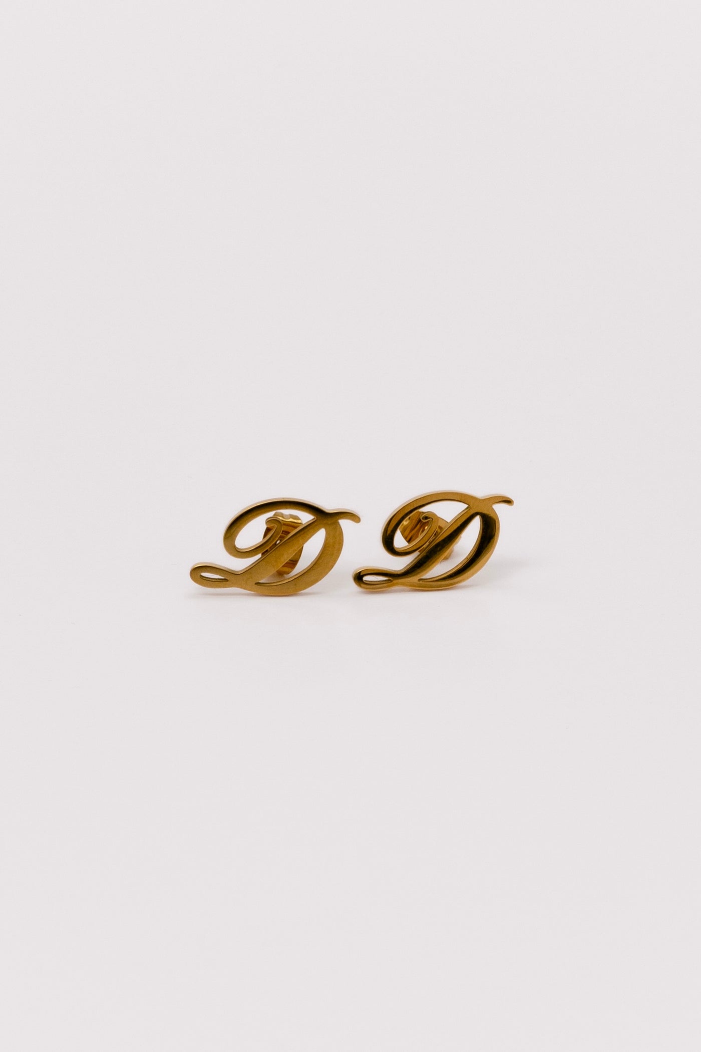 Detroit "D" Stud Earrings