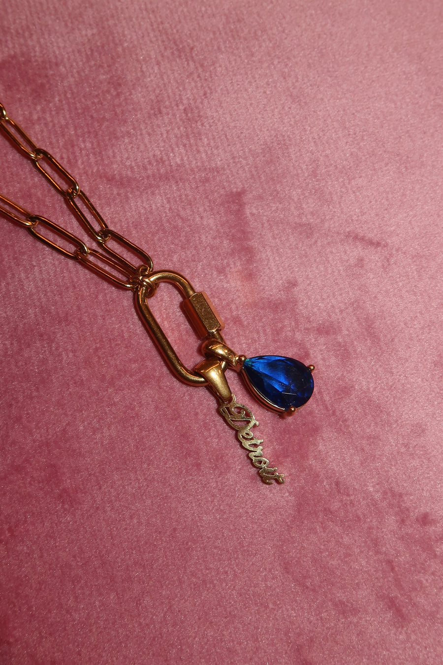 Cobalt Pear Charm