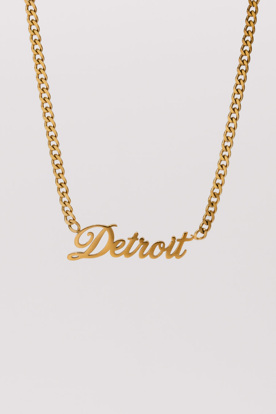 Detroit Cuban Chain Necklace