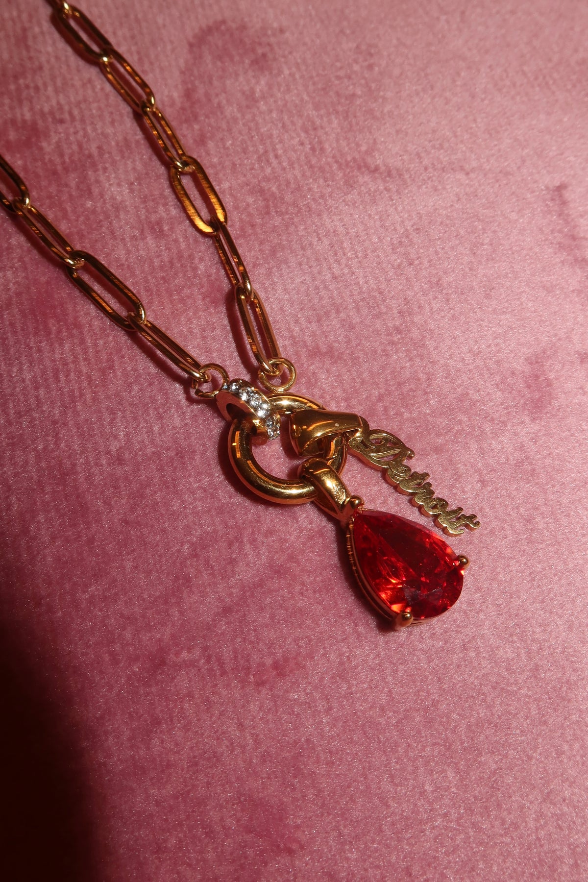 Rouge Pear Charm