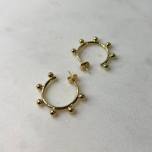 Alice Hoops in Gold