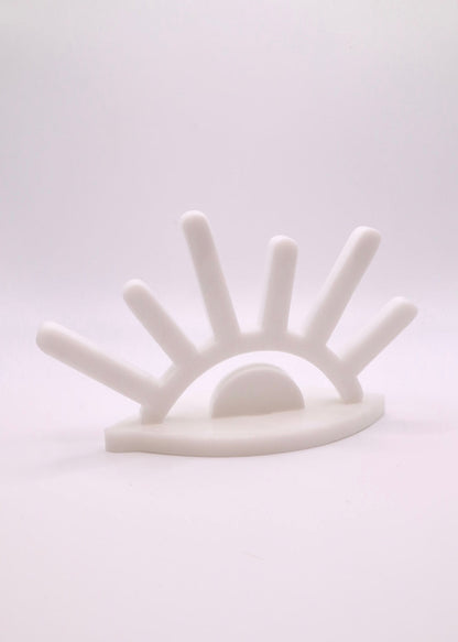 Eye Shaped Ring Holder in White