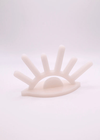 Eye Shaped Ring Holder in Beige